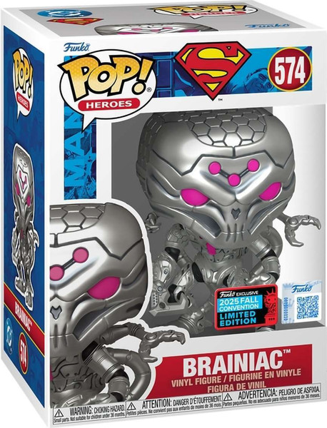 Фигурка коллекционная Funko POP! Heroes DC. Superman. Brainiac NYCC25 Exc / Fun88121 — фото 6