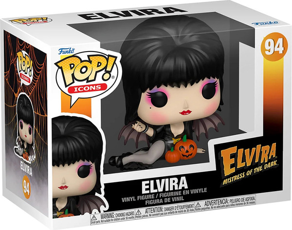 Фигурка коллекционная Funko POP! Icons. Elvira S5. Elvira Pumpkins / Fun86441 — фото 6