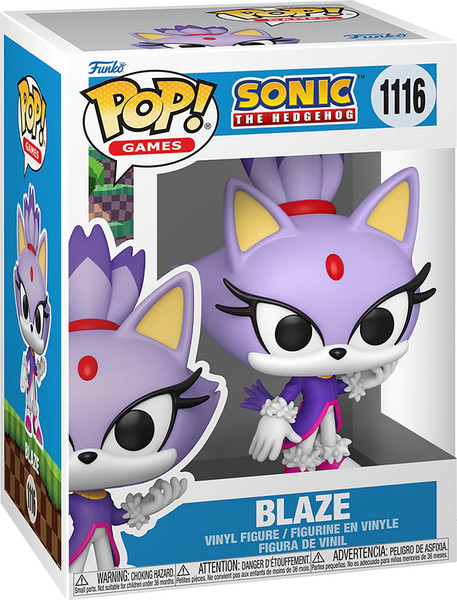 Фигурка коллекционная Funko POP! Games. Sonic The Hedgehog. Blaze The Cat / Fun86104 — фото 6