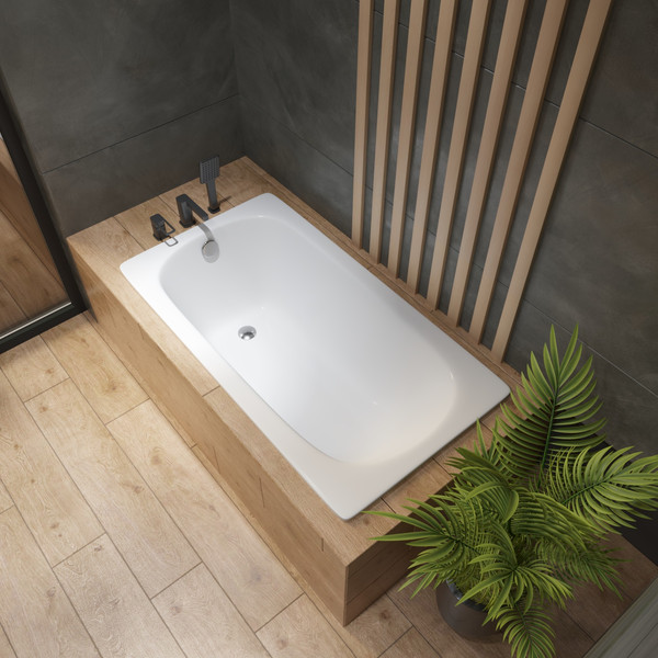 Изображение товара Ванна стальная Lauter Orra 130 / 21XG130 (с сифоном 21Y31000)