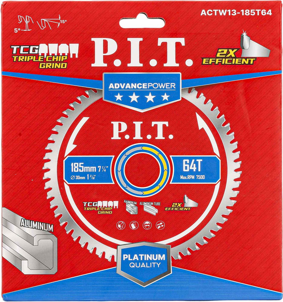 Изображение товара Пильный диск P.I.T ACTW13-185T64