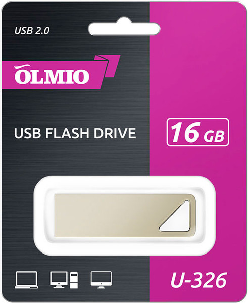 USB flash накопитель Olmio U-326 16GB USB2.0 — фото 6