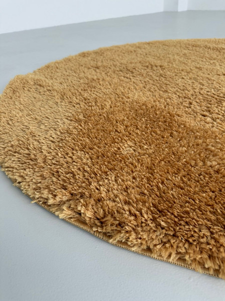 Изображение товара Коврик LAXMI Fluffy 01 круг (1.6x1.6, Yellow)