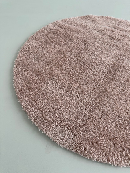 Изображение товара Коврик LAXMI Fluffy 01 круг (1.6x1.6, Blush)