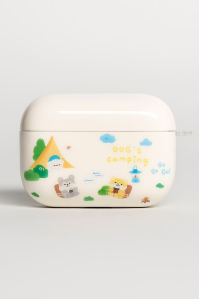 Изображение товара Чехол для наушников ILikeGift для AirPods Pro Собака и цветок / T-33