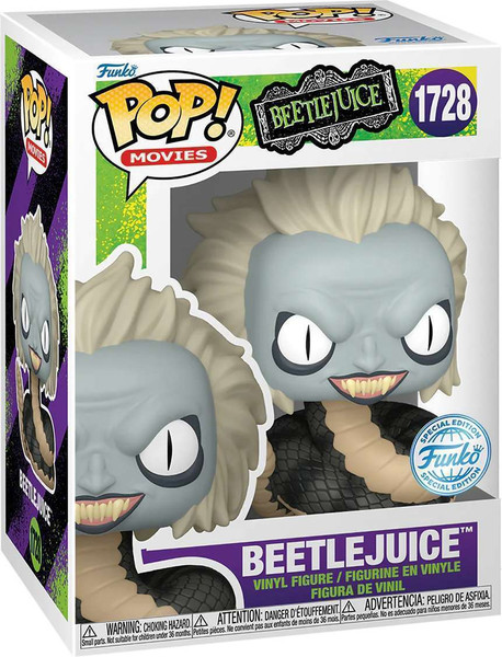 Фигурка коллекционная Funko POP! Movies. Beetlejuice S3. Beetlejuice Snake Exc / Fun84491 — фото 6