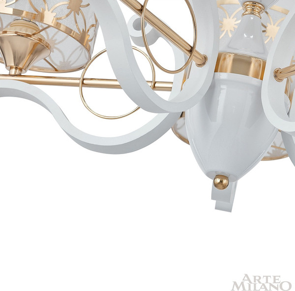 Изображение товара Люстра Arte Milano Florentia-3097 / 303097/6 Wh/Gd