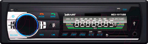 Изображение товара Бездисковая автомагнитола Swat MEX-1017UBB