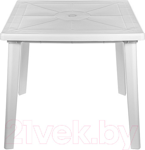 Изображение товара Стол пластиковый Стандарт Пластик Групп Квадратный 80х80 (белый)