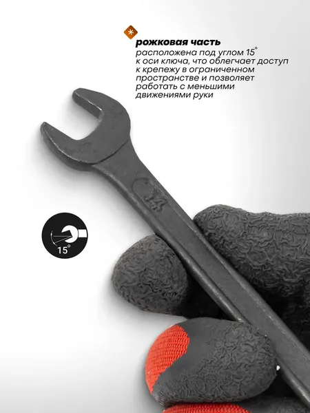 Изображение товара Набор ключей ISMA 5084MP Black (66626)