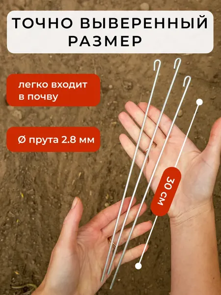 Изображение товара Набор опор для растений ARTELIKA В саду 30см (40шт)