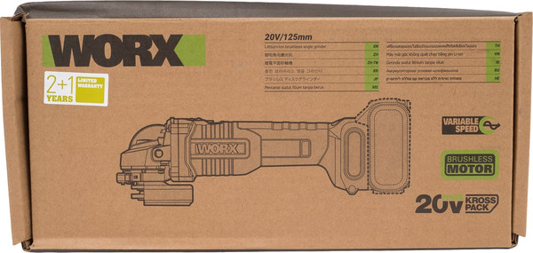 Изображение товара Профессиональная угловая шлифмашина Worx WU809.9
