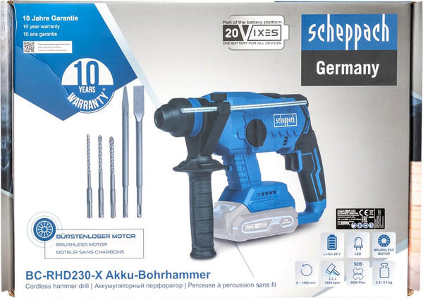Изображение товара Перфоратор Scheppach BC-RHD230-X / 5909241900