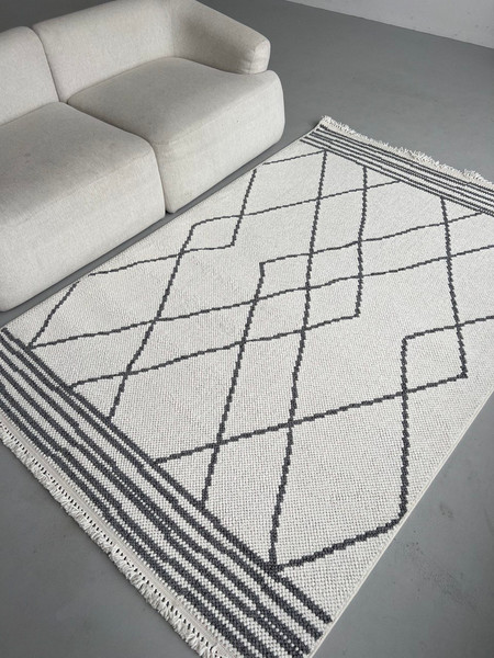 Изображение товара Коврик LAXMI Norway 974 прямоугольник (2x3, Grey)