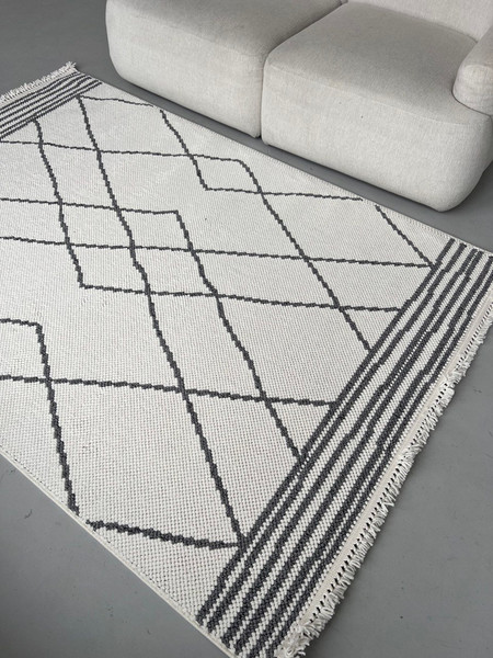 Изображение товара Коврик LAXMI Norway 974 прямоугольник (2x3, Grey)