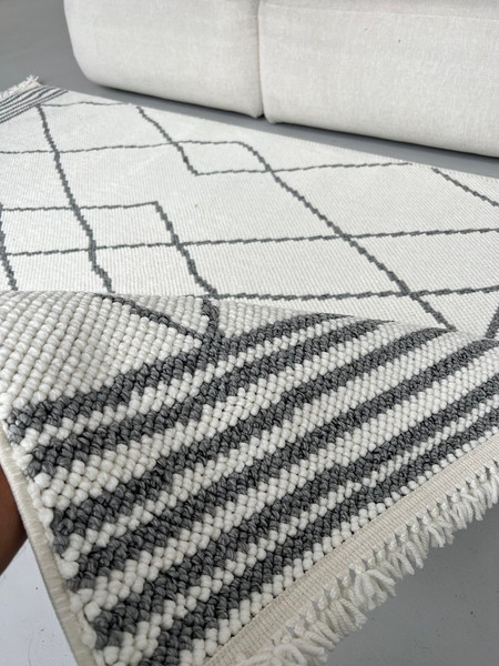 Изображение товара Коврик LAXMI Norway 974 прямоугольник (2x3, Grey)