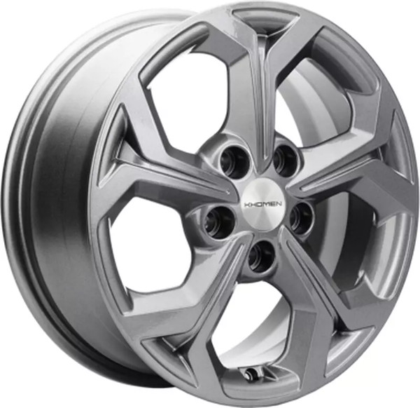 Изображение товара Литой диск Khomen KHW1606 Renault/Nissan 16x6.5" 5x114.3мм DIA 66.1мм ET 50мм (Gray)