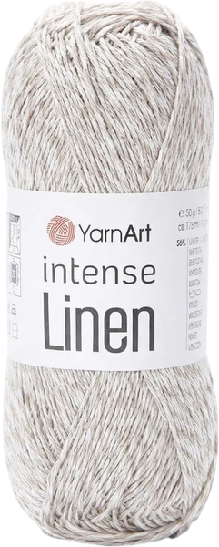 Изображение товара Пряжа для вязания Yarnart Интенс линен 50г 175м / 4100 (светлый лен)