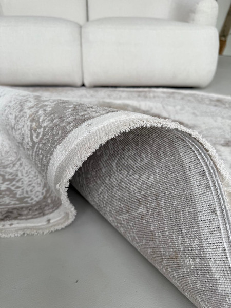 Изображение товара Коврик LAXMI Proxima 4902 овал (0.8x1.5, Grey/Ivory)