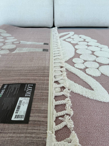 Изображение товара Ковер LAXMI Quincey 1094 прямоугольник (2.5x3.5, Cream/Pink)