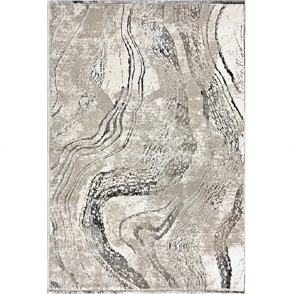 Изображение товара Ковер Behram Vegas T2964RE-CREAM-D.GREY (1.6x2.3)