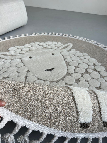 Изображение товара Ковер LAXMI Quincey 1094 круг (2x2, Cream/Beige)