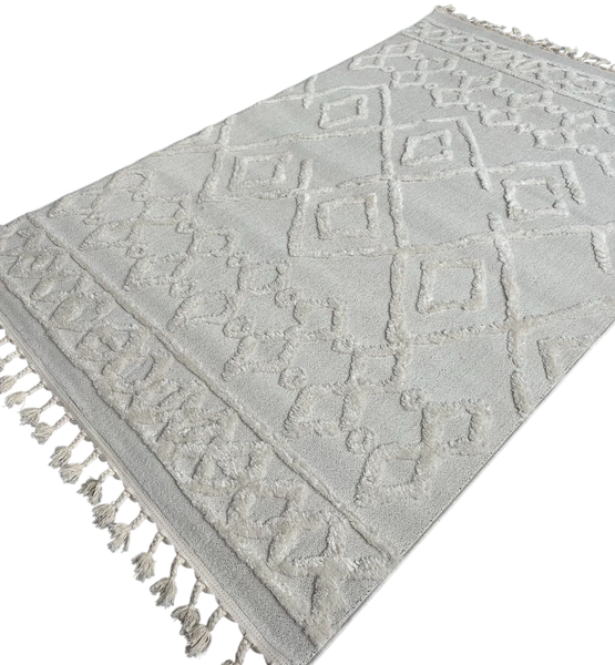 Изображение товара Ковер LAXMI Quincey 0019 прямоугольник (1x2, Cream/Cream)