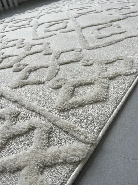 Изображение товара Коврик LAXMI Quincey 0019 прямоугольник (1.2x1.8, Cream/Cream)