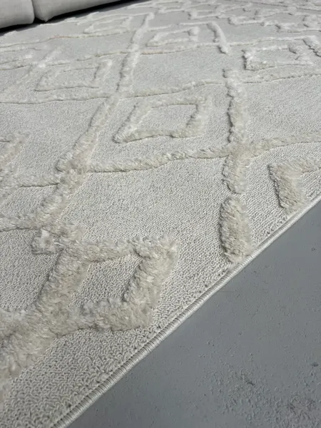 Изображение товара Коврик LAXMI Quincey 0019 прямоугольник (1.2x1.8, Cream/Cream)
