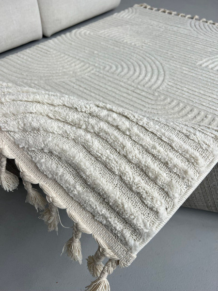 Изображение товара Ковер LAXMI Quincey 0135 прямоугольник (2x3, Cream/Cream)
