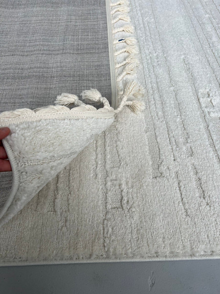 Изображение товара Коврик LAXMI Quincey 0947 прямоугольник (0.8x1.5, Cream/Cream)