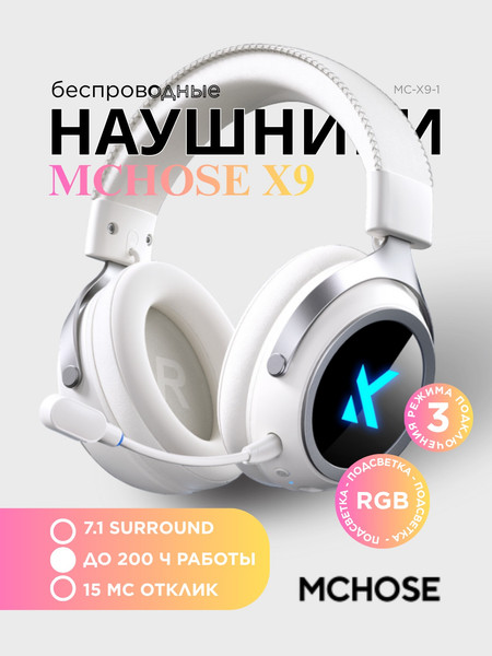 Изображение товара Наушники MCHOSE MC-X9-1 (белый)