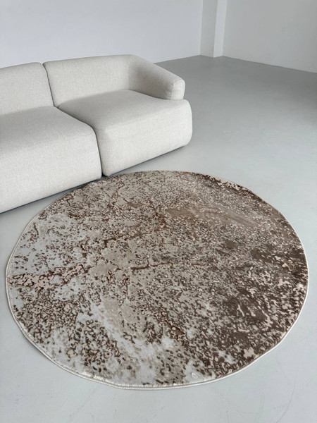 Изображение товара Коврик LAXMI Sunset 5274 круг (1.6x1.6, Bej/Beige)