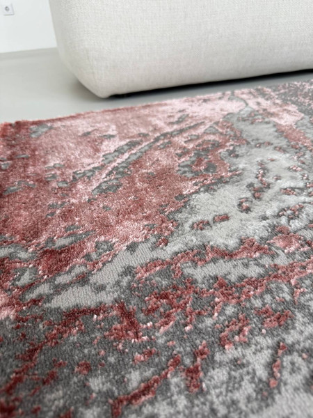 Изображение товара Ковер LAXMI Sunset 4644 прямоугольник (2x4, White/Pink)