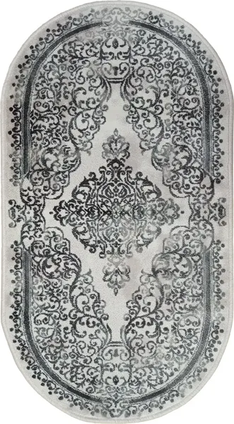 Изображение товара Ковер Витебские ковры Женева Овал 23С40-БК/ЭФ 59276 18 (1.2x1.7)