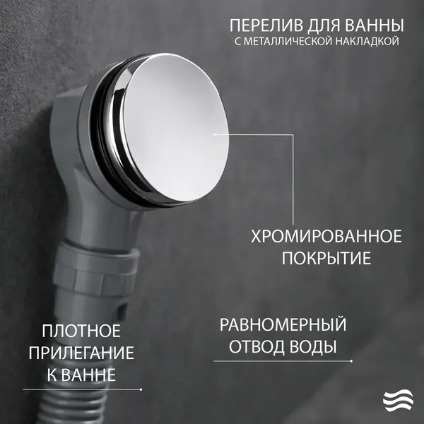 Изображение товара Ванна чугунная Универсал Оптима Ультра-У 170x80 (1 сорт, с ножками и сифоном 21Y31000)