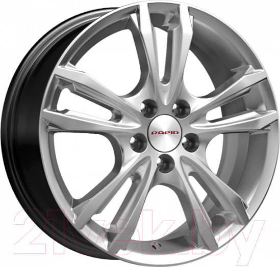 Изображение товара Литой диск K&K Samara 16x6" 4x100мм DIA 60.1мм ET 37мм Сильвер