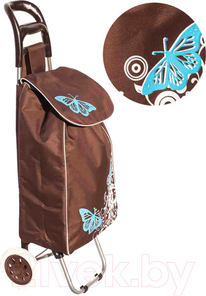 Изображение товара Сумка-тележка MONAMI 1301-Y №2 (коричневый)