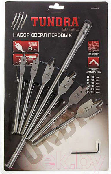 Изображение товара Набор сверл Tundra 1300843