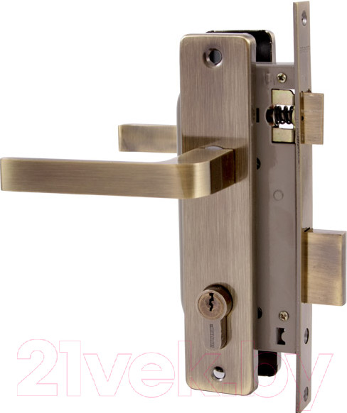 Изображение товара Замок врезной Аллюр 126/1 (бронза)