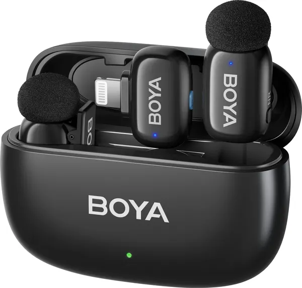 Изображение товара Радиосистема микрофонная BOYA Mini 2-01 (черный)