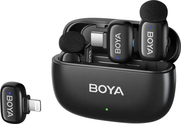 Изображение товара Радиосистема микрофонная BOYA Mini 2-01 (черный)