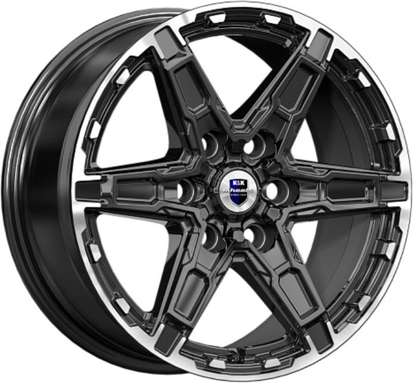 Литой диск K&K Дистрикт 18x8" 6x139.7мм DIA 100.1мм ET 36мм Черный бриллиант — фото 3