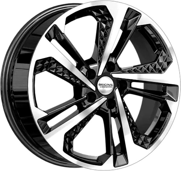 Литой диск K&K KL-1069 Outlander 18x7" 5x114.3мм DIA 67.1мм ET 38мм Алмаз — фото 3