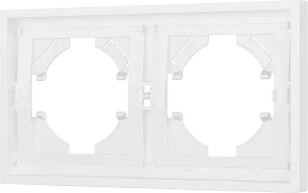 Изображение товара Рамка для выключателей и розеток Arlight FRM-TENDO-PL-2-WH / 053839