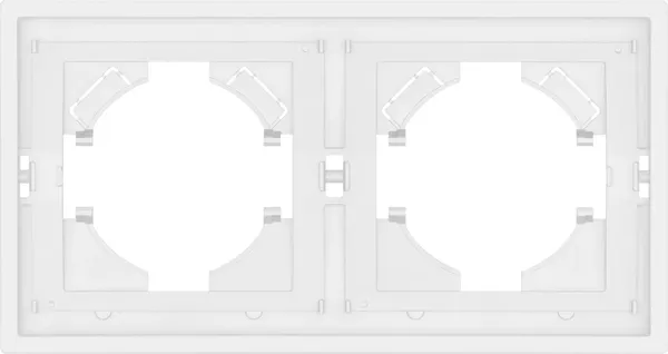 Изображение товара Рамка для выключателей и розеток Arlight FRM-TENDO-PL-2-WH / 053839