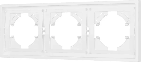 Изображение товара Рамка для выключателей и розеток Arlight FRM-TENDO-PL-3-WH / 053843