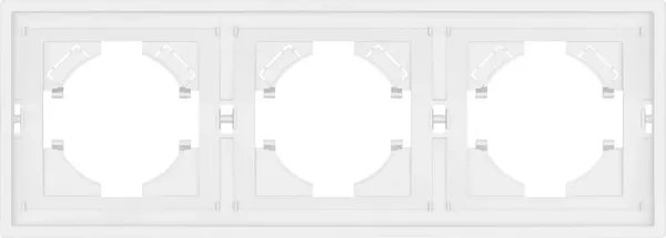 Изображение товара Рамка для выключателей и розеток Arlight FRM-TENDO-PL-3-WH / 053843