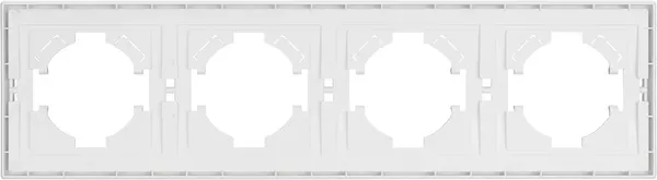 Изображение товара Рамка для выключателей и розеток Arlight FRM-TENDO-PL-4-WH / 053847