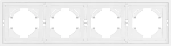 Изображение товара Рамка для выключателей и розеток Arlight FRM-TENDO-PL-4-WH / 053847